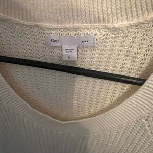 GAP Women's Soft Cream Knit Sweater